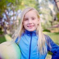 Madelyn with Ball�